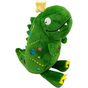 image:imageHuxley amp Kent Funny Dog Toy wSqueaker  Holiday Power Plush Squeaky Dog Toys for Small Medium amp Large Dogs  Soft Stuffed Animal for Indoor Play amp Fetch  Fireball Dragon SmallTree Rex 20