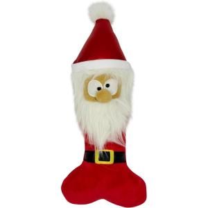image:imageHuxley amp Kent Funny Dog Toy wSqueaker  Holiday Power Plush Squeaky Dog Toys for Small Medium amp Large Dogs  Soft Stuffed Animal for Indoor Play amp Fetch  Reindeer Bone One SizeSilly Santa Bone