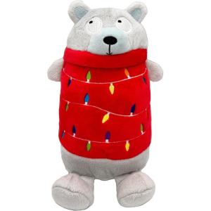 image:imageHuxley amp Kent Funny Dog Toy wSqueaker  Holiday Power Plush Squeaky Dog Toys for Small Medium amp Large Dogs  Soft Stuffed Animal for Indoor Play amp Fetch  Fireball Dragon SmallDeck the Bear