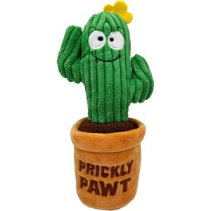 image:imageHuxley amp Kent Interactive Funny Dog Toy wSqueaker  Holiday Power Plush Treat Hiding Toy  Cute and Funny Soft Puzzle for Small amp Large Dogs  Seek n Treat Prickly amp Bright Pawt One SizePrickly Pawt
