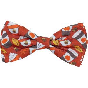 image:imageHuxley amp Kent Pet Bow Tie for Dogs amp Cats  Thanksgving Fall Adjustable Hook amp Loop Collar Accessory  Cute amp Comfortable for Holidays amp Celebrations  What Me Worry Turkey LargePupkin Spice Latte