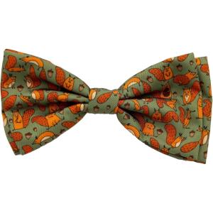image:imageHuxley amp Kent Pet Bow Tie for Dogs amp Cats  Thanksgving Fall Adjustable Hook amp Loop Collar Accessory  Cute amp Comfortable for Holidays amp Celebrations  What Me Worry Turkey LargeSilly Squirrels