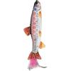 image:imageHuxley amp Kent Kicker Plush Cat Toy  Interactive Catnip Toy for Cats amp Kittens  Soft Canvas for Kicking amp Batting  Fun Indoor Play  Purrrties KickerRainbow Trout