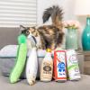 image:imageHuxley amp Kent Kicker Plush Cat Toy  Interactive Catnip Toy for Cats amp Kittens  Soft Canvas for Kicking amp Batting  Fun Indoor Play  Purrrties KickerKitty Klaw Kicks  Lime