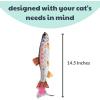 image:imageHuxley amp Kent Kicker Plush Cat Toy  Interactive Catnip Toy for Cats amp Kittens  Soft Canvas for Kicking amp Batting  Fun Indoor Play  Purrrties KickerRainbow Trout