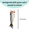 image:imageHuxley amp Kent Kicker Plush Cat Toy  Interactive Catnip Toy for Cats amp Kittens  Soft Canvas for Kicking amp Batting  Fun Indoor Play  Purrrties KickerSardine