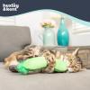 image:imageHuxley amp Kent Kicker Plush Cat Toy  Interactive Catnip Toy for Cats amp Kittens  Soft Canvas for Kicking amp Batting  Fun Indoor Play  Purrrties KickerPickle