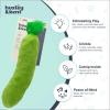 image:imageHuxley amp Kent Kicker Plush Cat Toy  Interactive Catnip Toy for Cats amp Kittens  Soft Canvas for Kicking amp Batting  Fun Indoor Play  Purrrties KickerPickle