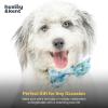 image:imageHuxley amp Kent Pet Bow Tie for Dogs amp Cats  Adjustable Hook amp Loop Collar Accessory  Cute amp Comfortable for Holidays amp Celebrations  Lime Madras SmallBusy Bees
