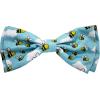 image:imageHuxley amp Kent Pet Bow Tie for Dogs amp Cats  Adjustable Hook amp Loop Collar Accessory  Cute amp Comfortable for Holidays amp Celebrations  Lime Madras SmallBusy Bees