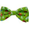 image:imageHuxley amp Kent Pet Bow Tie for Dogs amp Cats  Adjustable Hook amp Loop Collar Accessory  Cute amp Comfortable for Holidays amp Celebrations  Lime Madras SmallGarden Party