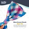image:imageHuxley amp Kent Pet Bow Tie for Dogs amp Cats  Adjustable Hook amp Loop Collar Accessory  Cute amp Comfortable for Holidays amp Celebrations  Lime Madras SmallBlueGreen Check