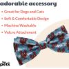 image:imageHuxley amp Kent Pet Bow Tie for Dogs amp Cats  Adjustable Hook amp Loop Collar Accessory  Cute amp Comfortable for Holidays amp Celebrations  Lime Madras SmallLobster Roll
