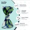 image:imageHuxley amp Kent Pet Bow Tie for Dogs amp Cats  Adjustable Hook amp Loop Collar Accessory  Cute amp Comfortable for Holidays amp Celebrations  Lime Madras SmallLime Madras