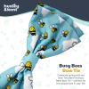 image:imageHuxley amp Kent Pet Bow Tie for Dogs amp Cats  Adjustable Hook amp Loop Collar Accessory  Cute amp Comfortable for Holidays amp Celebrations  Lime Madras SmallBusy Bees
