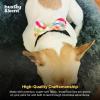 image:imageHuxley amp Kent Pet Bow Tie for Dogs amp Cats  Adjustable Hook amp Loop Collar Accessory  Cute amp Comfortable for Holidays amp Celebrations  Lime Madras SmallYellowOrange