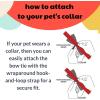 image:imageHuxley amp Kent Pet Bow Tie for Dogs amp Cats  Adjustable Hook amp Loop Collar Accessory  Cute amp Comfortable for Holidays amp Celebrations  Lime Madras SmallFast Food Frenzy