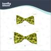 image:imageHuxley amp Kent Pet Bow Tie for Dogs amp Cats  Adjustable Hook amp Loop Collar Accessory  Cute amp Comfortable for Holidays amp Celebrations  Lime Madras SmallHappy Avacados