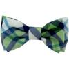 image:imageHuxley amp Kent Pet Bow Tie for Dogs amp Cats  Adjustable Hook amp Loop Collar Accessory  Cute amp Comfortable for Holidays amp Celebrations  Lime Madras SmallLime Madras