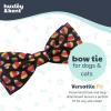 image:imageHuxley amp Kent Pet Bow Tie for Dogs amp Cats  Halloween Adjustable Hook amp Loop Collar Accessory  Cute amp Comfortable for Holidays amp Celebrations  PlaidOLantern SmallCandy Corn