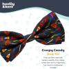 image:imageHuxley amp Kent Pet Bow Tie for Dogs amp Cats  Halloween Adjustable Hook amp Loop Collar Accessory  Cute amp Comfortable for Holidays amp Celebrations  PlaidOLantern SmallCreepy Candy