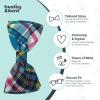 image:imageHuxley amp Kent Pet Bow Tie for Dogs amp Cats  Spring Easter Adjustable Hook amp Loop Collar Accessory  Cute amp Comfortable for Holidays amp Celebrations  Funny Bunny SmallBlue Madras