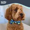 image:imageHuxley amp Kent Pet Bow Tie for Dogs amp Cats  Spring Easter Adjustable Hook amp Loop Collar Accessory  Cute amp Comfortable for Holidays amp Celebrations  Funny Bunny SmallNavy Check