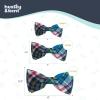 image:imageHuxley amp Kent Pet Bow Tie for Dogs amp Cats  Spring Easter Adjustable Hook amp Loop Collar Accessory  Cute amp Comfortable for Holidays amp Celebrations  Funny Bunny SmallBlue Madras