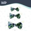 image:imageHuxley amp Kent Pet Bow Tie for Dogs amp Cats  Spring Easter Adjustable Hook amp Loop Collar Accessory  Cute amp Comfortable for Holidays amp Celebrations  Funny Bunny SmallLime Madras
