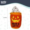 image:imageHuxley amp Kent for Dogs  Sugar Skull Pumpkin  Halloween Power Plush Dog Toy with Squeaker  Funny Dog Toy Gift  Fun Durable and Safe  HampK Squeaky Dog ToysOne Size