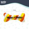 image:imageHuxley amp Kent for Dogs  Sugar Skull Pumpkin  Halloween Power Plush Dog Toy with Squeaker  Funny Dog Toy Gift  Fun Durable and Safe  HampK Squeaky Dog ToysOne Size