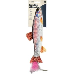 image:imageHuxley amp Kent Kicker Plush Cat Toy  Interactive Catnip Toy for Cats amp Kittens  Soft Canvas for Kicking amp Batting  Fun Indoor Play  Purrrties KickerRainbow Trout
