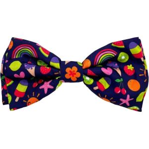 image:imageHuxley amp Kent Pet Bow Tie for Dogs amp Cats  Adjustable Hook amp Loop Collar Accessory  Cute amp Comfortable for Holidays amp Celebrations  Lime Madras SmallSummer Icons