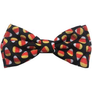 image:imageHuxley amp Kent Pet Bow Tie for Dogs amp Cats  Halloween Adjustable Hook amp Loop Collar Accessory  Cute amp Comfortable for Holidays amp Celebrations  PlaidOLantern SmallCandy Corn
