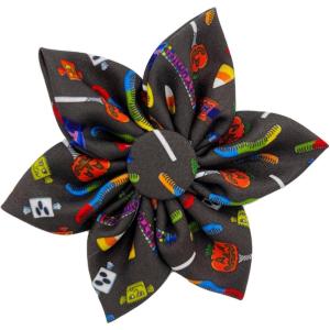 image:imageHuxley amp Kent Pet Pinwheel Bow for Dogs amp Cats  Halloween Adjustable Hook amp Loop Collar Accessory  Cute amp Comfortable for Holidays amp Celebrations  Candy Corn SmallCreepy Candy
