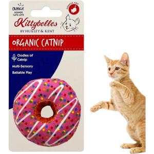 image:imageHuxley amp Kent Plush Cat Toy  Interactive Catnip Toy for Cats amp Kittens  Soft with Crinkle amp Catnip  Fun Indoor Play  Im Sweet LollipopStrawberry Donut