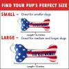 image:imageHuxley amp Kent 4th of July Dog Bundle  Small  Lil Firecracker Bone amp Firecracker Pinwheel  Plush Squeaky Crinkle Dog Toy amp Collar Accessory