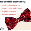image:imageHuxley amp Kent Bow Tie for Pets  Firecrackers ExtraLarge  4th of July Collar Attachment  Fun Bow Ties for Dogs amp Cats  Cute Comfortable and Durable  HampK Bow TiePatriot Stars