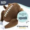 image:imageHuxley amp Kent Funny Dog Toy wSqueaker  Fall Power Plush Squeaky Dog Toys for Small Medium amp Large Dogs  Soft Stuffed Animal for Indoor Play amp Fetch  Puggin Spice Latte SmallTurkey Bowl