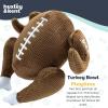image:imageHuxley amp Kent Funny Dog Toy wSqueaker  Fall Power Plush Squeaky Dog Toys for Small Medium amp Large Dogs  Soft Stuffed Animal for Indoor Play amp Fetch  Puggin Spice Latte SmallTurkey Bowl