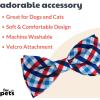 image:imageHuxley amp Kent Pet Bow Tie for Dogs amp Cats  4th of July Adjustable Hook amp Loop Collar Accessory  Cute amp Comfortable for Holidays amp Celebrations  Patriots for Peace ExtraLargeBoston Pops