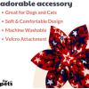 image:imageHuxley amp Kent Pet Pinwheel  4th of July  Spring Collar Accessory for DogsCats  Valentines Day Bow Collar Attachment  Cute Comfortable Accessory  HampK Pinwheel for PetsPatriot Stars