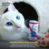 image:imageHuxley amp Kent Plush Cat Toy  Interactive Catnip Toy for Cats amp Kittens  Soft Kitty Toy with Crinkle amp Catnip  Fun Indoor Play Toy  Belly RubbinCats Blue Ribbon