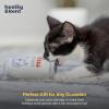 image:imageHuxley amp Kent Plush Cat Toy  Interactive Catnip Toy for Cats amp Kittens  Soft Kitty Toy with Crinkle amp Catnip  Fun Indoor Play Toy  Belly RubbinPurrs Light