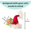 image:imageHuxley amp Kent Plush Cat Toy  Valentines Day Interactive Catnip Toy for Cats amp Kittens  Soft with Crinkle amp Catnip  Fun Indoor Play  First Lick Heart amp Be Mine Coffee 2pkSanta Hat  Sweet Thing Candy