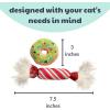 image:imageHuxley amp Kent Plush Cat Toy  Valentines Day Interactive Catnip Toy for Cats amp Kittens  Soft with Crinkle amp Catnip  Fun Indoor Play  First Lick Heart amp Be Mine Coffee 2pkLit Donut  Peppermint Candy