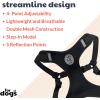 image:imageHuxley amp Kent Scout LoPro Harness  Blue ExtraSmall 48lbs  Easy Control Stepin Mesh Vest Harness for Dogs with Reflective Strips for Safety  HampK Walking Training Harness for DogsBlack