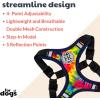 image:imageHuxley amp Kent Scout LoPro Harness  Blue ExtraSmall 48lbs  Easy Control Stepin Mesh Vest Harness for Dogs with Reflective Strips for Safety  HampK Walking Training Harness for DogsWoodstock