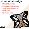 image:imageHuxley amp Kent Scout LoPro Harness  Blue ExtraSmall 48lbs  Easy Control Stepin Mesh Vest Harness for Dogs with Reflective Strips for Safety  HampK Walking Training Harness for DogsHigh Street Plaid