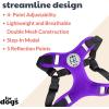 image:imageHuxley amp Kent Scout LoPro Harness  Blue ExtraSmall 48lbs  Easy Control Stepin Mesh Vest Harness for Dogs with Reflective Strips for Safety  HampK Walking Training Harness for DogsPurple